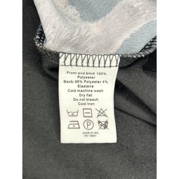 Opossum Floral Tank Top Womens XL Sleeveless Made USA Crazy Print Multicolor - Picture 8 of 8